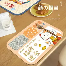 防水防油のレザー製ダイニングプレイスマット【熱遮断・軽奢スタイル・ペット用】