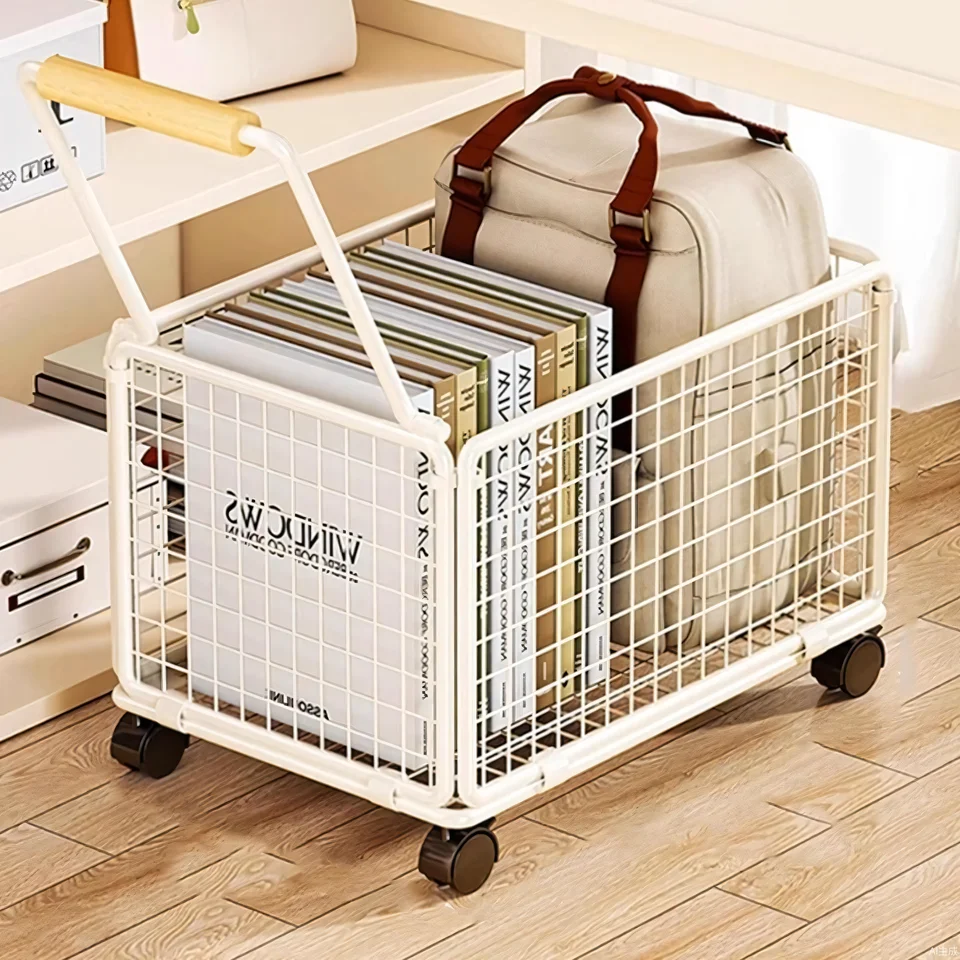 学生用キャリーラック【移動可能・収納ボックス・学用品用】（セットアップ対応）