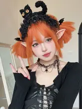 ラブリーショートウィッグ【ロリータ・ハロウィン・ゴシック・ストレートヘア】