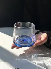 クリスタル富士山デザインのウイスキーグラス【インテリア用・創意的な山脈デザイン】