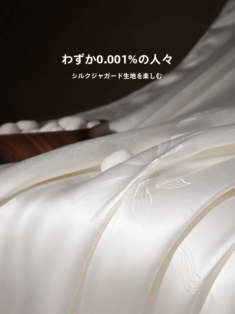 蚕花娘娘 100%純絹シルク掛け布団：春秋用の高級シルク生地の実用性と耐久性