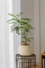 北欧風 マグネシウム泥 半手作り花鉢【軽やかさと創造性が光る陶器製・多肉植物用】