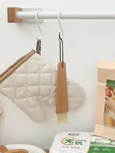 多機能 ブナ材ハンドルブラシ【家庭用・柔らかい毛・キッチン用・掃除・オイルブラシ・自動車キーボード清掃】