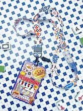 JOEJOE STUDIO 定期入れ IDケース ネックストラップ レトロ風 キュート 通勤 通学 学生証 社員証 「JoeJoe」