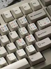 復古デザインの多言語対応PBTキーボードキーキャップ【熱昇華加工】