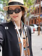 薄手のドレープ感のあるノーカラー七分袖ジャケット【高腰ストレートパンツ・夏用】（セットアップ対応）