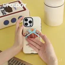 スマホスタンド MagSafe対応 マグネット式 卓上 コンパクト iPhone用 ハンズフリー おしゃれ 「Ufology」