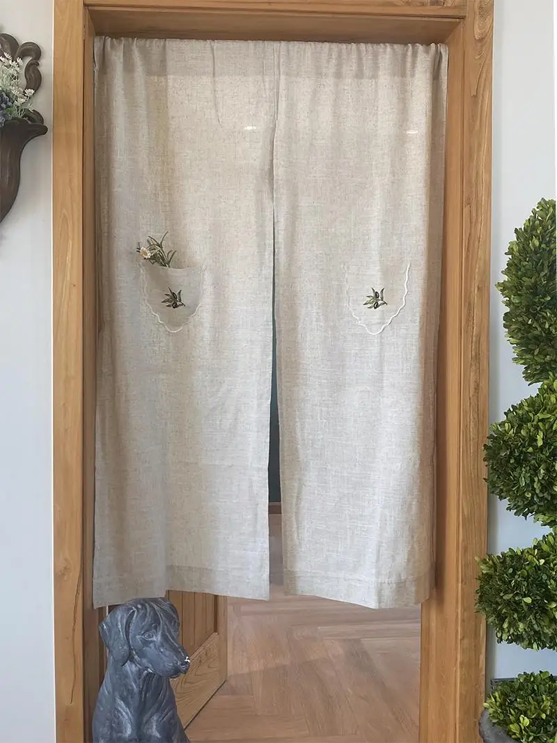 南仏の風景を家に持ってくるには？ギリシャオリーブの枝刺繍リネンカーテンの選び方