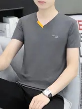 極上の柔らかさの夏用半袖Tシャツ【メンズ・Vネック・コットン素材】