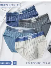 抗菌グラファイト三角パンツ【モダール繊維・通気性・ビッグサイズ・メンズ】