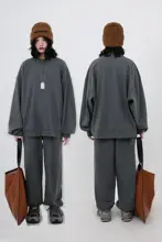 居家用パジャマとトレッキング用パンツのセットアップ【 保温・束脚デザイン・快適なフリース底】（セットアップ対応）