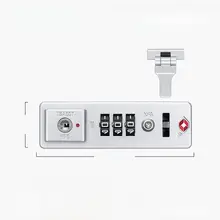 キャリーケース用のパスワードロック【アルミフレーム対応・旅行用・海関ロック付属】