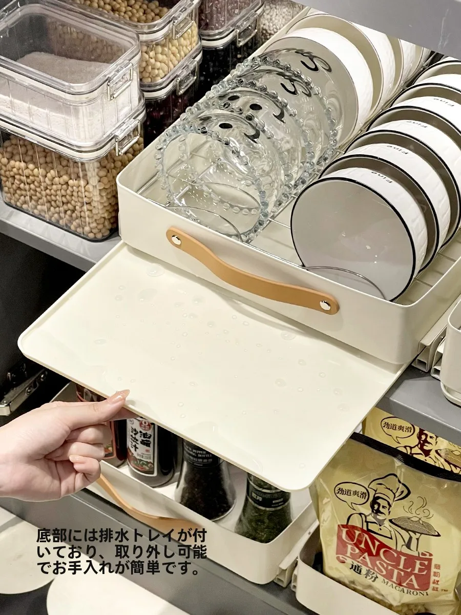 ニトリ食器  棚引き取り：キッチン用スライド収納ラックの実際の使い方とスペック