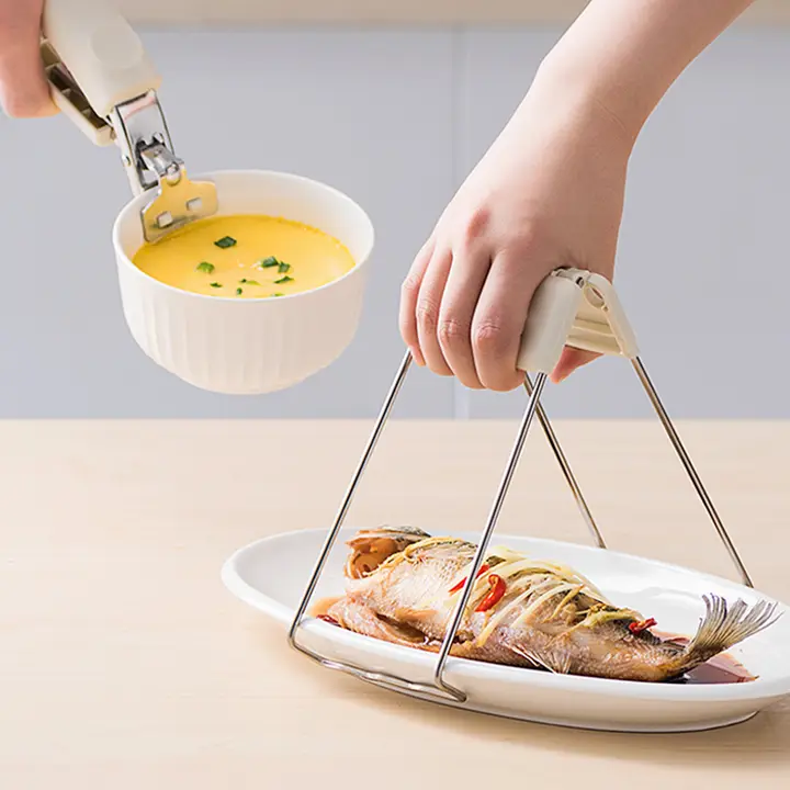つまみ取り器 家庭用 キッチン ステンレス製 滑り止め