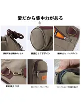 アウトドアキャンバス製水筒バッグ【厚手・四層・キャンプ用・亜鉛合金バックル】