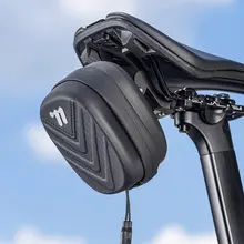 West Biking 防水ハードシェル自転車リアバッグ【簡単脱着・ツーリング・ロードバイク用・ツール収納】