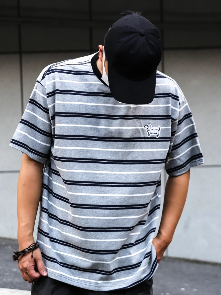 ストライプ柄 メンズTシャツ：コットン製ゆったりスタイルの日常使い方と選定ガイド