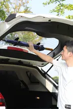 車載傘収納ホルダー【SUV用・後部トランク固定フック・粘着式】