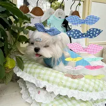 立体デザインのペット用カチューシャ【バタフライリボン・髪飾り・猫用・ビションフリーゼマルチーズ対応】