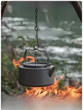 チタンケトル ティーポット 軽量 コンパクト アウトドア キャンプ 「Naturehike」