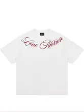 夏用ヒップホップ柄プリント半袖Tシャツ【コットン・BFルーズフィット】