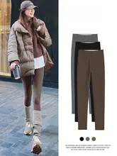 コーヒー色のシャークパンツ レディース 秋冬 2025