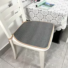 防滑設計の馬蹄形クッション【夏用・アイスウィービング・ダイニングチェア用・オフィス用】