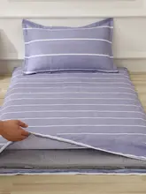 全周カバー付きマットレスカバー【シングルベッド用・綿100%】（セットアップ対応）