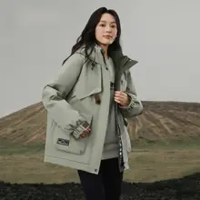 男女兼用秋冬用ダウンコート【フード付き・保温・アウトドア向け】