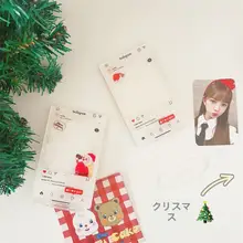 アクリル製クリスマスカードスタンド【インスピレーショナルデザイン・写真展示ラック・ポラロイド対応】