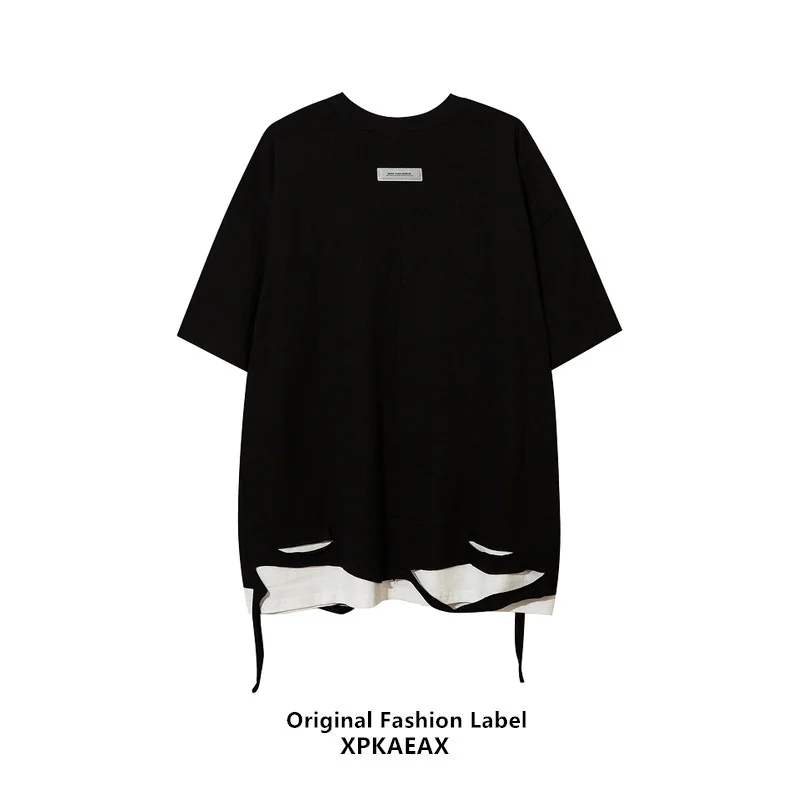 オーバーサイズTシャツでかすぎたってどうやって直す？デザイン性のある切り替え風Tシャツで解決するリアルなスタイリング