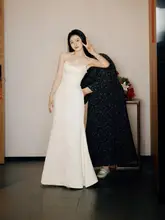 二部式ウェディングガウン【新婦用・カジュアル・披露宴用・ドレス】（セットアップ対応）