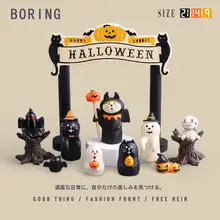 面白い小悪魔デザインのハロウィン飾り【車載用・玄関インテリア】