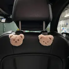 車用フック かわいいカートゥーンクマ 創造的 多機能 装飾 車載 シートバック