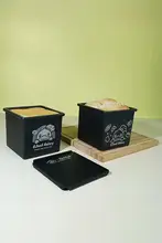 低糖設計の生食パン型【非粘着・家庭用・黒色】