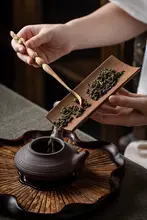 竹製茶道用茶匙【手作り・茶葉用・道具】