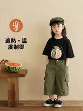 子供用 薄手半袖Tシャツ【フルーツ立体デザイン・速乾】