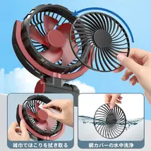 車載用静音USBファン【12V・24V両用・強風力・夏用・自動車・トラック対応】