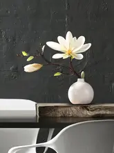 フェイクランの花 小さな盆栽 陶器の花瓶 テーブル リビング ちゃぶ台 装飾花芸 偽の花