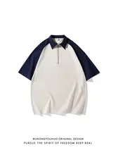 レトロデザインのポロシャツ【ショートスリーブ・フィット・カジュアルスタイル】