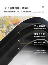 油絵風 浴室用吸水マット【洗面台保護マット・シリカゲル素材・水はけ良好】
