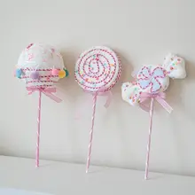 カラフルなキャンディケイン型のクリスマスツリー装飾品【可愛い毛糸編み・子供向け】