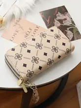 レトロプリント長財布【大容量・携帯対応】