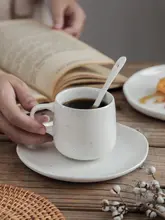 陶器 食器 家庭用 ボウル プレート ステーキ皿 ごま釉 北欧ミニマリズム 創造的