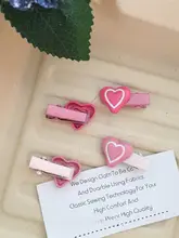 ピンクのドーパミンファッションラブヘアピン