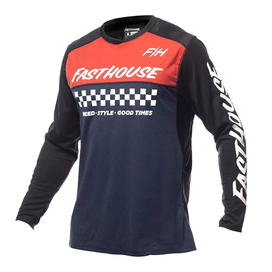 男女兼用 マウンテンバイク用長袖Tシャツ【速乾・バイクレース対応】