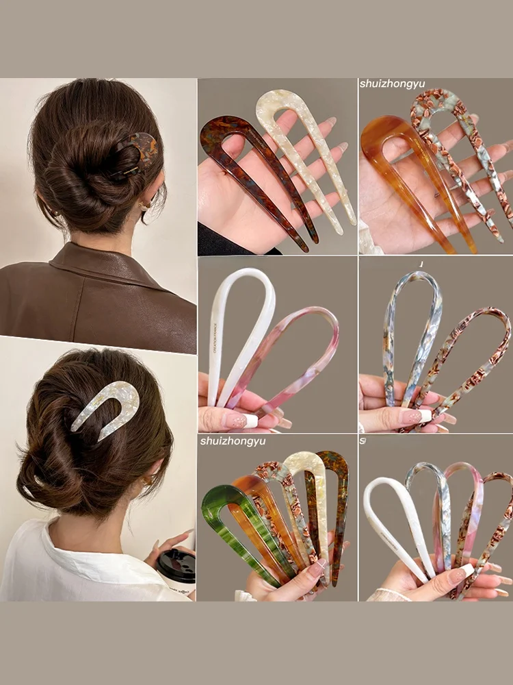 酢酸製U字型ヘアピン：不器用でも簡単なワンサイドヘア留め方の実用ガイド