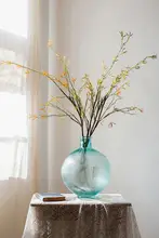 高級アートフラワー インテリア装飾用造花【リビング・ダイニングテーブル用・緑植物ディスプレイ】