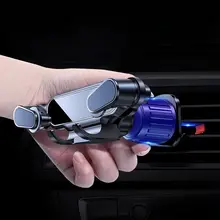 車載スマホホルダー【エアコンダクト取付・安定設計・汎用タイプ・ナビ固定用】