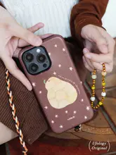 高級スマホチェーン付きケース【インスタ風デザイン】